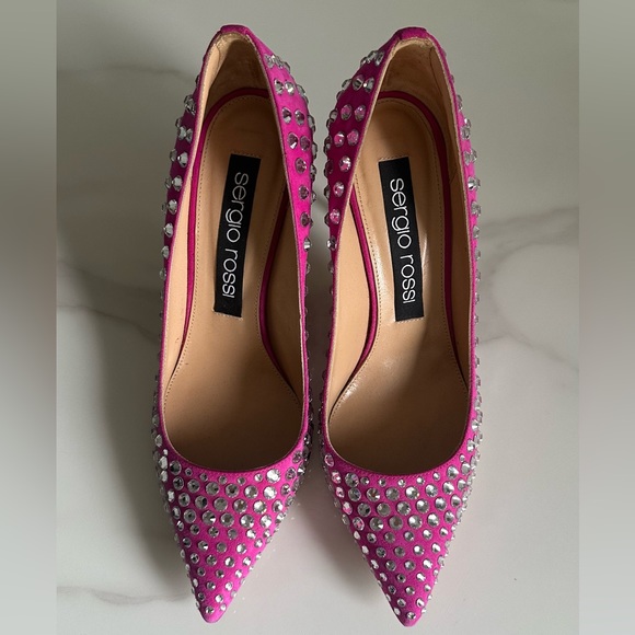 Sergio Rossi hot pink pump in pristine condition - Picture 2 of 6